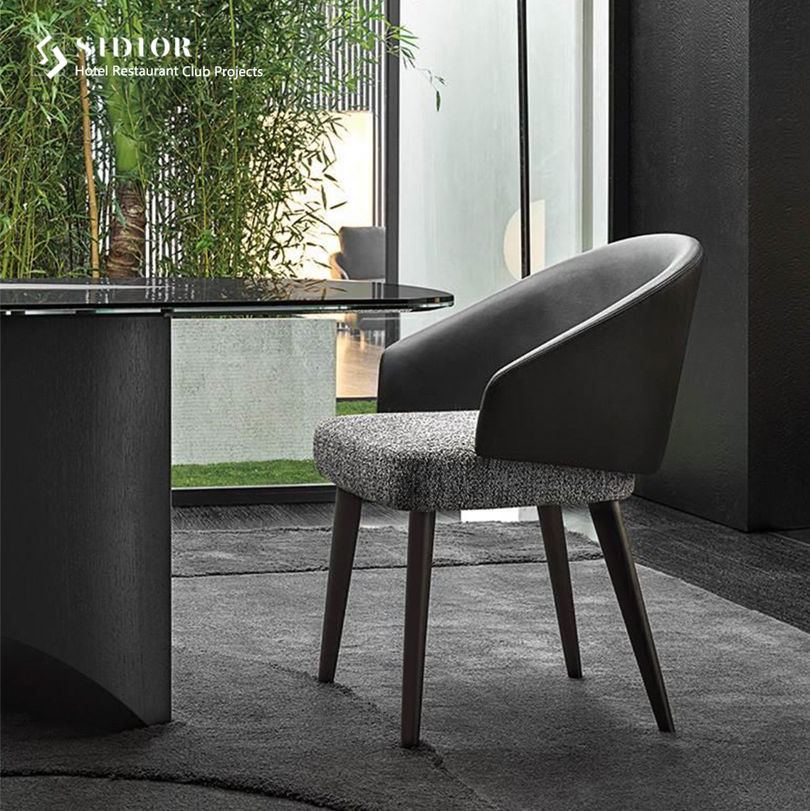 ODM OEM Modern Faux Leather Dining Chairs