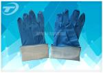 Dip Flock - Lined Latex Household Medical Disposable Gloves Waterproof , Anti