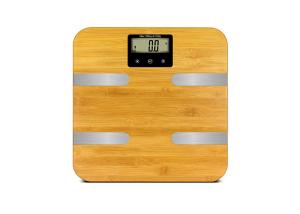 China Battery Powered 396LBS Bamboo Bathroom Scale wholesale