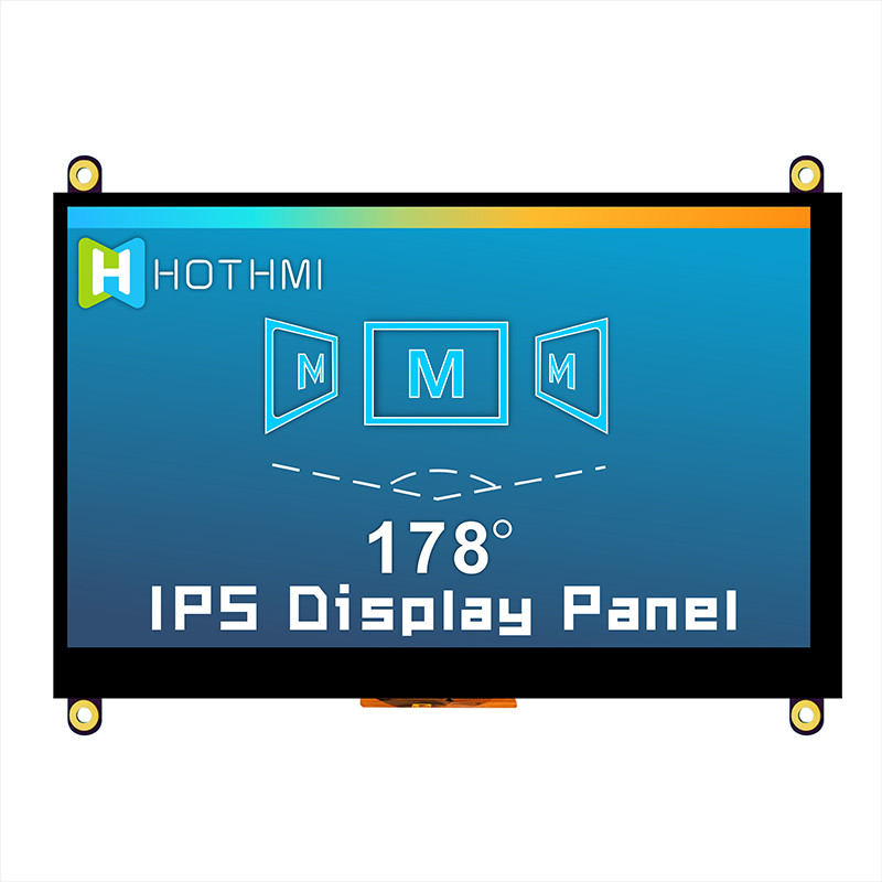7 Inch For HI Signal TFT Display 1024x600 For Raspberry Use Pcap Monitor