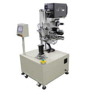 China Wood Packaging Material Semi Automatic Barcode Label Printing Machine for Coffee Bags wholesale