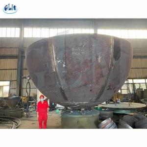 China Carbon Steel Hemi Tank Head Q345R 5388mm Diameter 66 Mm wholesale