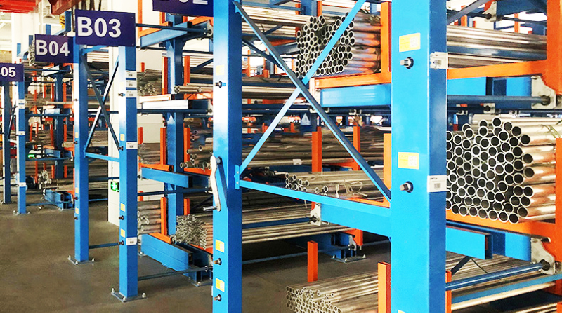 Manual Drive Telescopic Cantilever Rack