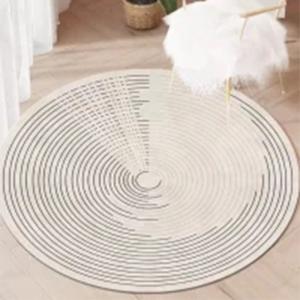 China Round Living Room Floor Carpet Polyester/Cotton wholesale