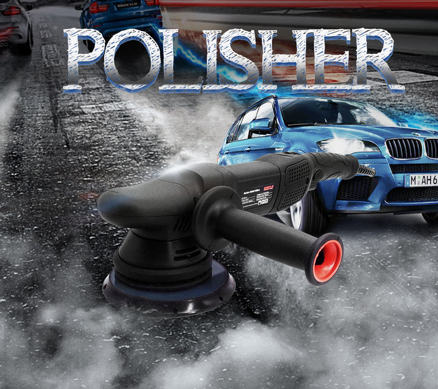 110V 21mm Car Polishing Tools Dual Action Polishers With BSCI Certification