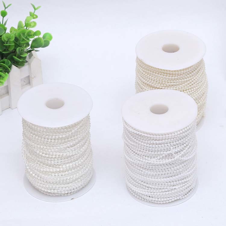 High Quality DIY Handmade ABS White Color Plastic Pearls Link MOT Beads