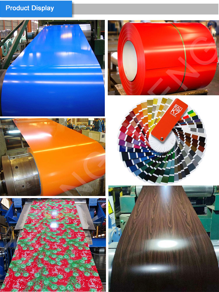 Standard Package ESBS Essar Riffled PPGI Texture Stew RAL5015 Coil PPGI Roll Coils RAL Marble in South Africa for Container