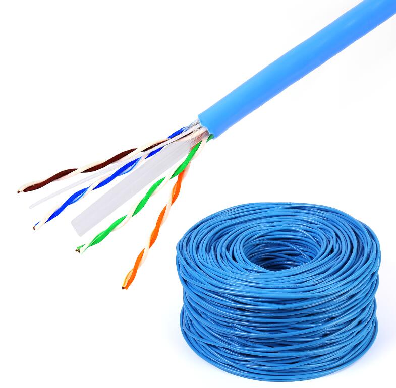 Cat 6e Cat6 Cable Network FTP UTP Cat6e Cat6 305m 1000Ft Ethernet PVC Cover Material
