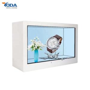 China 46Inch Transparent LCD Display Exhibition Advertising Display Showcase wholesale