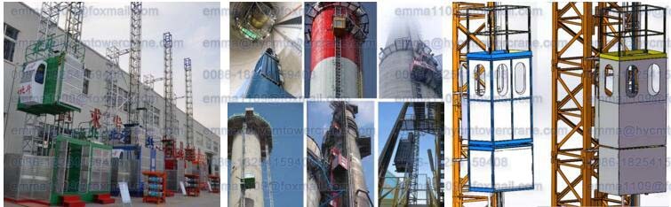 SC Passenger Hoist SC200/200 Duble Cabinet Height 110 meters Speed 63 m/min