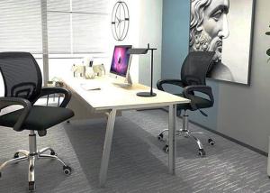 China PVC Chair Frame Casters Rotate Armrest Office Chair wholesale