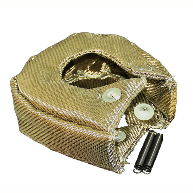 Silica / Basalt Fabric Titanium Lava Turbocharger Heat Shield Cover Fire Shield Turbo Blanket