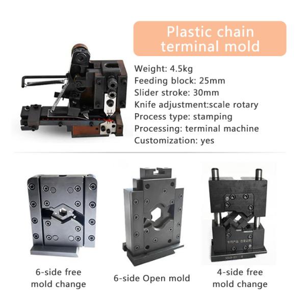 High Precision Manufacturing Custom Ring Round Spade Flag Pin Copper Insulated Terminal Applicator Crimping Terminales Molds