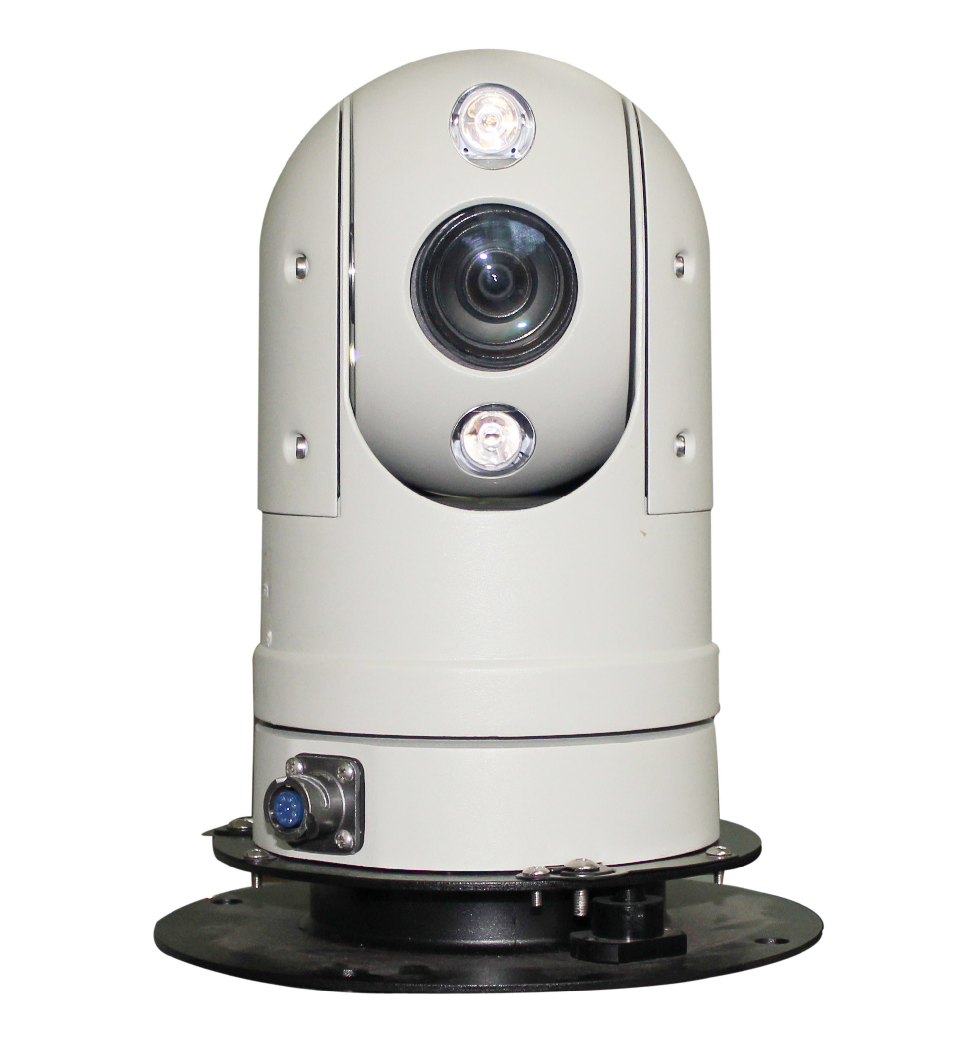 H.265 full metal case waterproof IP66 200m infrared IR night vision vehicle security network speed dome PTZ camera