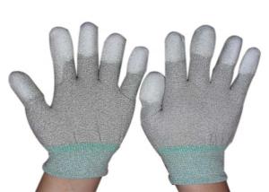 China Flexible Esd Clean Room Gloves 20 - 50 G / Pair Knitted Wrist Washable wholesale
