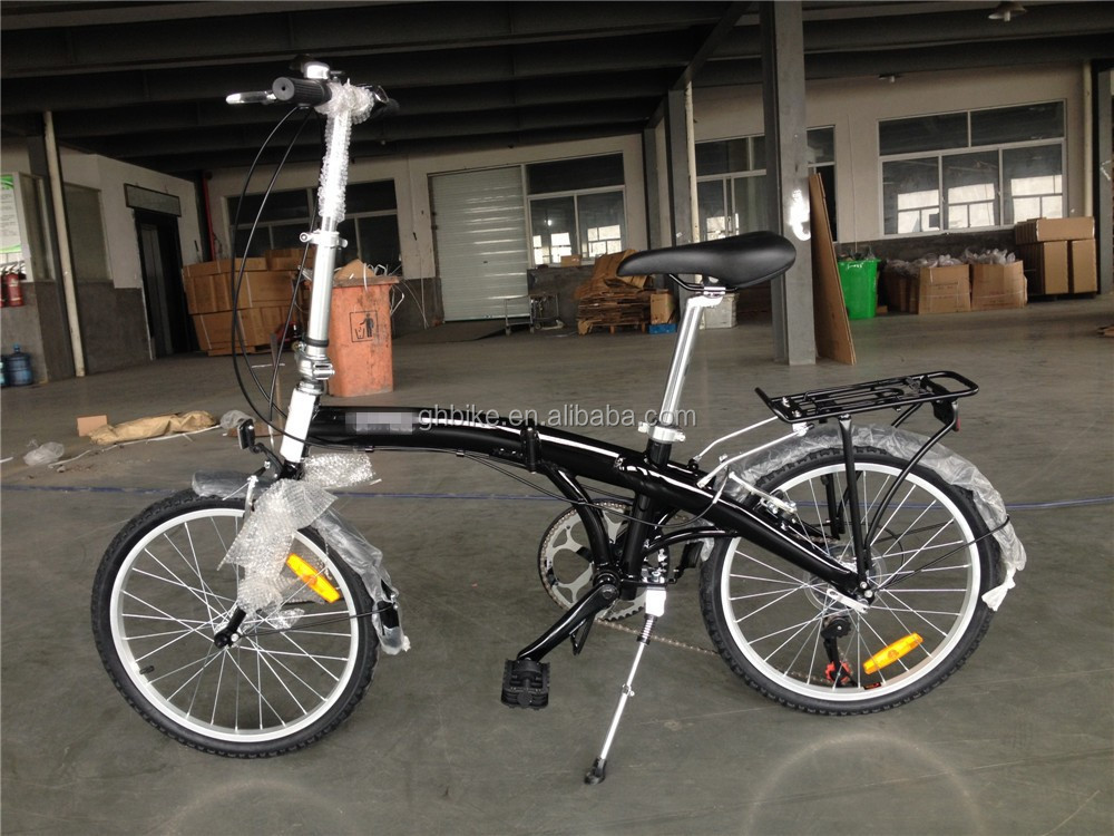 Double V Brake System Aluminum Alloy Folding Bike Frame for 20 Inch Foldable Bicycle