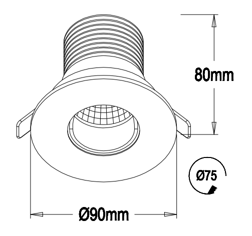 5W with Bridgelux Chip 180 Degree Adjustable CE ROHS of Led Downlight Warranty led light