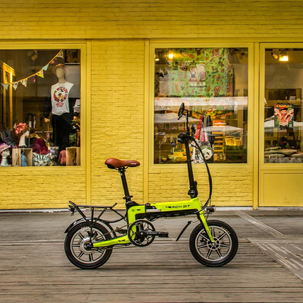 Mini Foldable Electric Bicycle Bike 250w 10Ah Integrated Frame Rich Bit 619