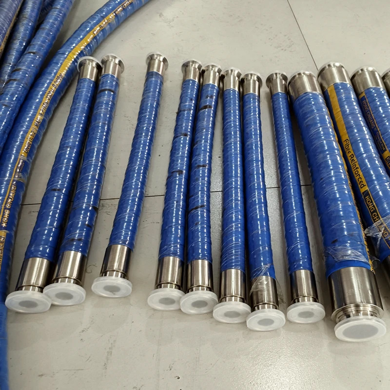 Commercial Food Hose Pipe Food Grade Air Hose Reel Fittings 16bar