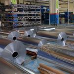 18 Micron Aluminum Foil Coil 21mm 1600mm Smooth Embossed Surface