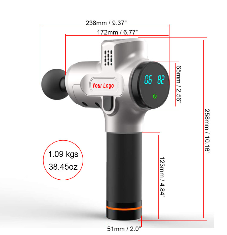 Mini Vibration Electric Headphones Deep Muscle Massage Gun Body Massager