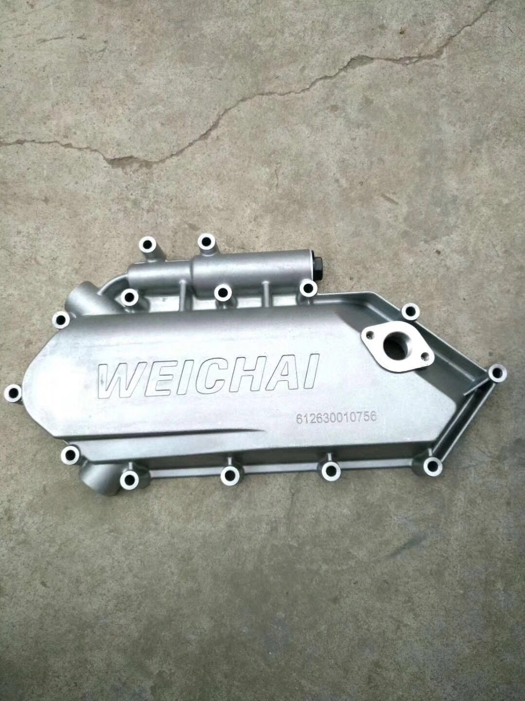 Weichai engine spare part oil cooler cover 612630010756 for weichai WD618 DIESEL ENGINE