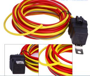 China Automotive Relay 900mm Electric Vehicle Cable Dual Electric Cooling Fan wholesale