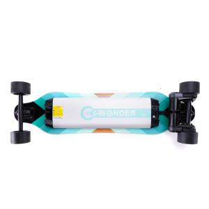 China Dual Hub Motors Battery Powered Longboard In Wheel SK-E2 Electric Penny Board wholesale