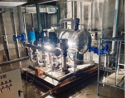 1.5kW - 75kW PLC-controlled Stable Water Supply Secondary Water Supply System For Tap Water