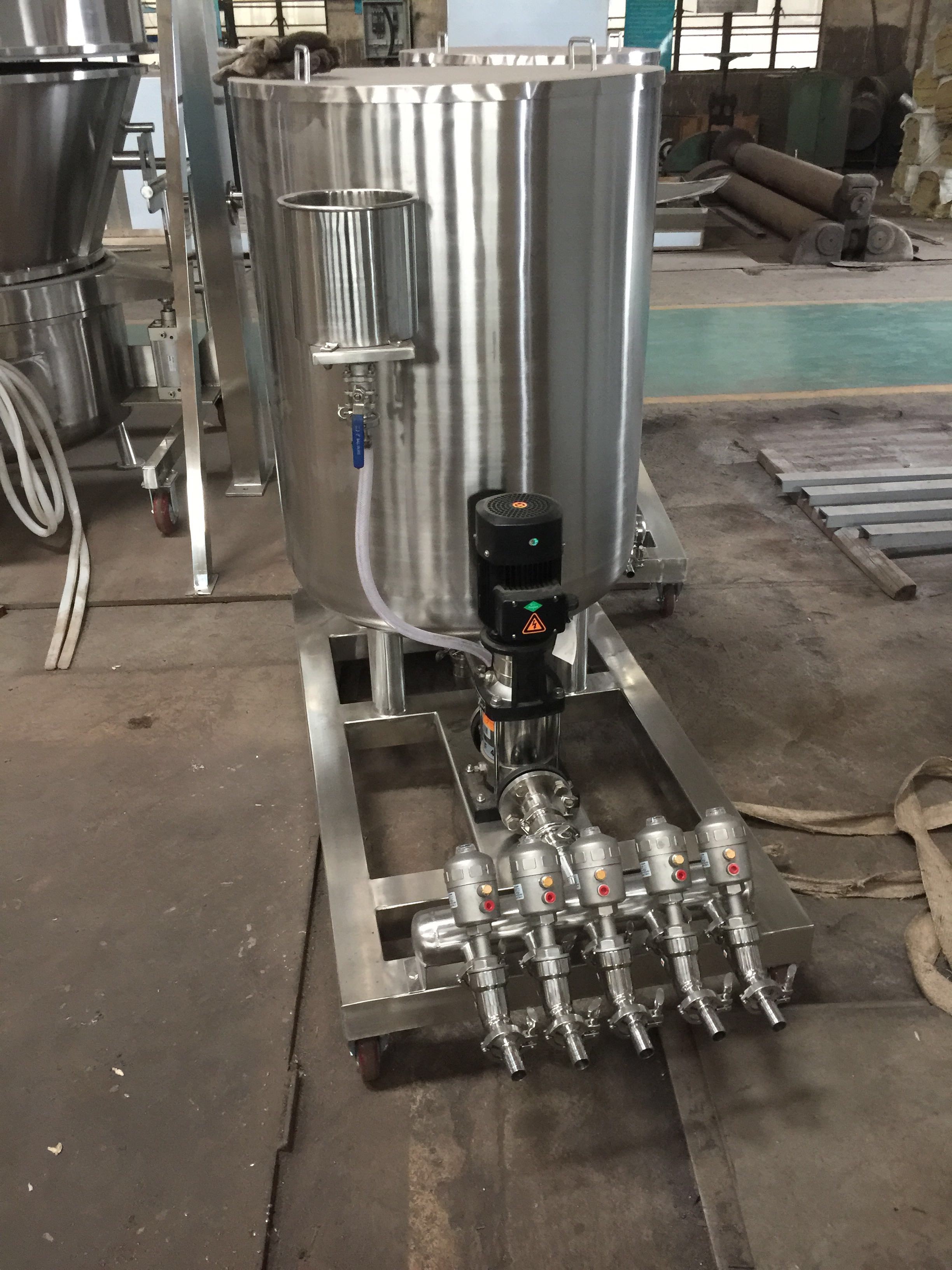 Pharma FBD Mobile Clean In Place Washing Station Full Automatic Operation