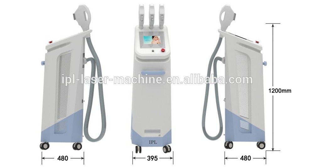best China three handles mutifunctional hair removal ipl machine price