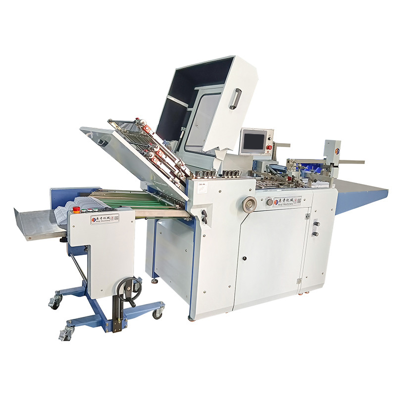530mm Width Commercial Paper Folding Machine With PLC Controlled 220m / Min