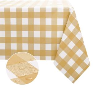China Beige Plaid Disposable Table Cloths wholesale