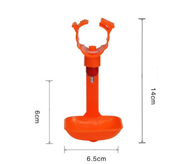 Nipple 30cm Poultry Water Drinkers 150ml Min Chicken Feeder Cups
