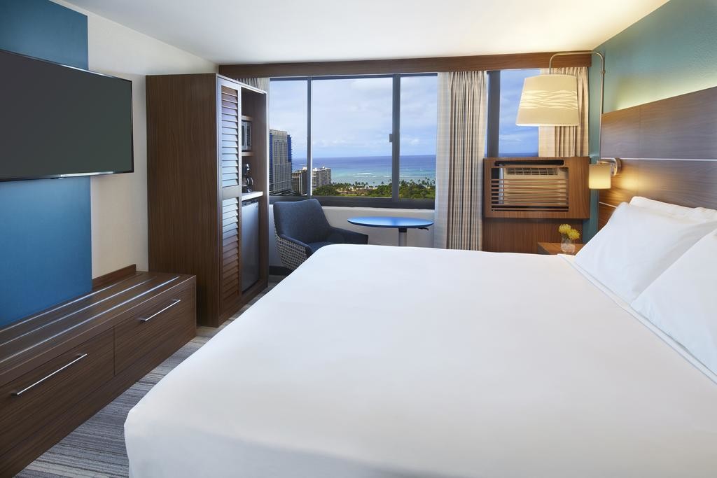 Hotel Room Interior by China Hotel furniture liquidators made Laminated Oak wood Headboard with Upholstered Bedstead