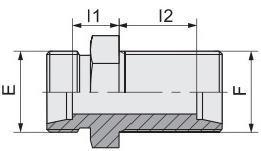 Hydraulic Metric Tube Fitting Straight Bulkhead Sealing Ferrule 6c/6D 6c-Ln/Rn 6D-Ln/Rn Series