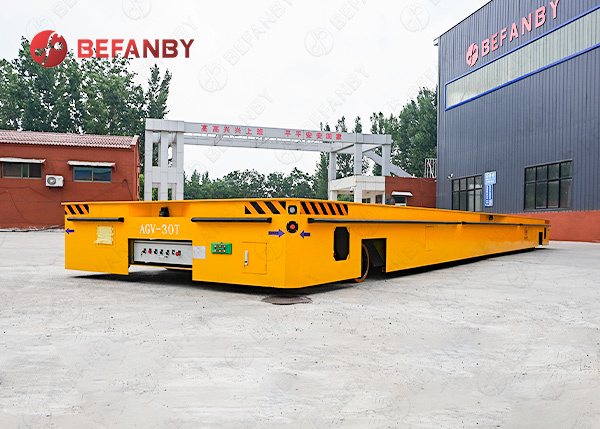 30T Intelligent Navigation System On AGV Robot Trackless Transfer Carts