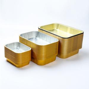 China OEM ODM Aluminum Tin Foil Food Takeaway Boxes Thicken Sealed wholesale