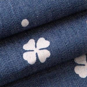 China Spring Summer Fabrics Cotton Washed Imitation Denim 32s 200gsm 150cm wholesale