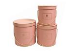 8 Inch Paper Tube Packaging Flower Gift Box Matte Lamination Finishing