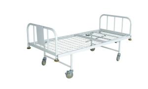 China Ambulance Mechanical Hospital Bed With Epoxy Coated Steel Foot Board wholesale