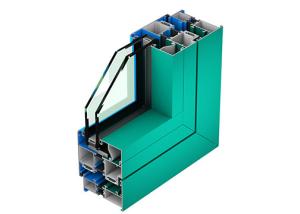 China 6063 T5 Thermal Break Indow Aluminum Profile Powder coating surface wholesale