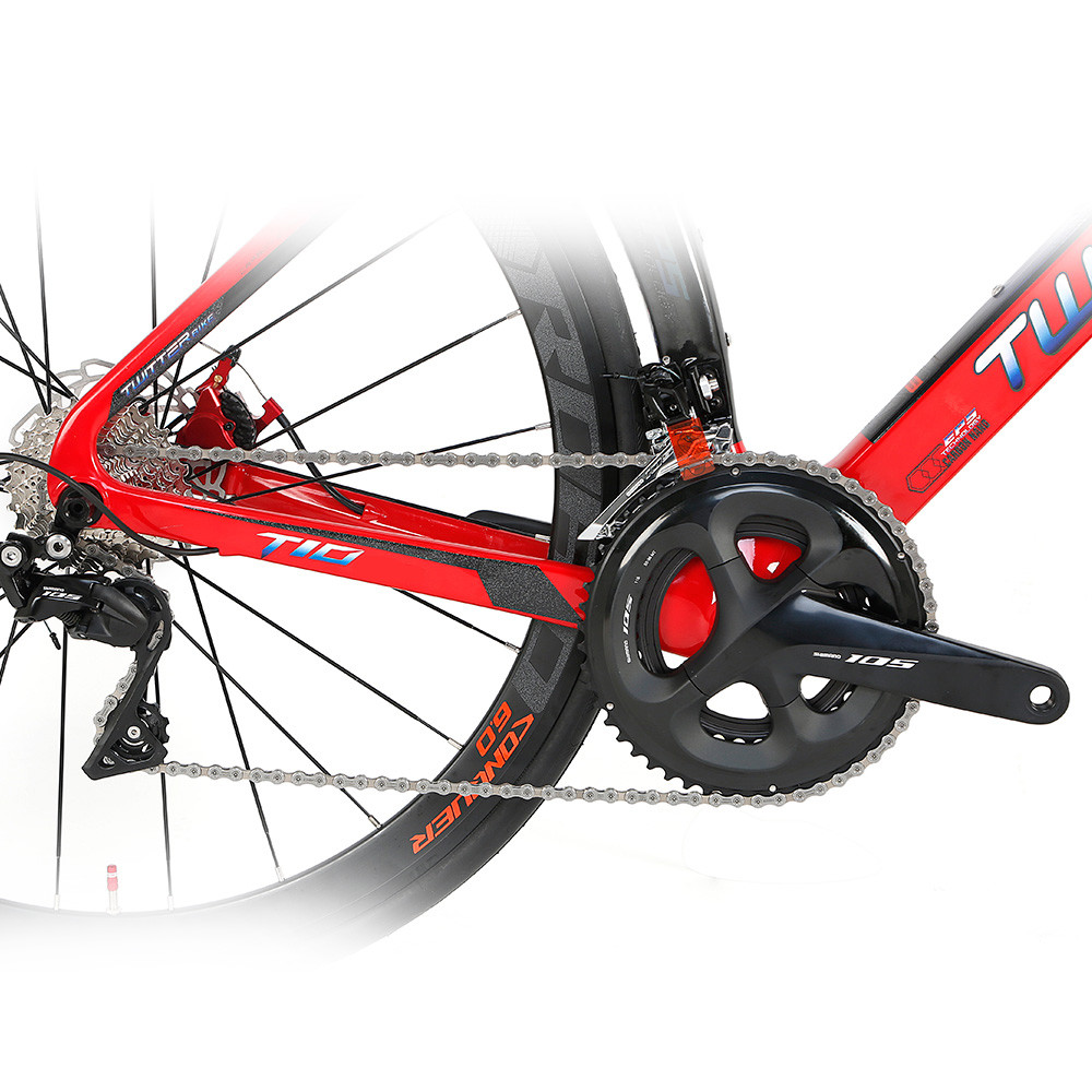 Disc Brake T800 Carbon Fiber Road Bike SHIMANO 105 R7000-22 Speed