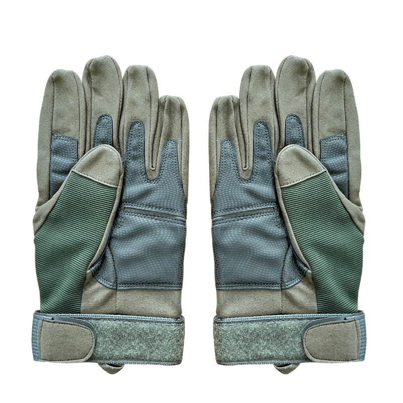 Blue Half Finger Hiking Gloves with Breathable and Weather-Resistant Design