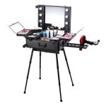 High Durability Cosmetic Beauty Case With Large Center Storage Compartment