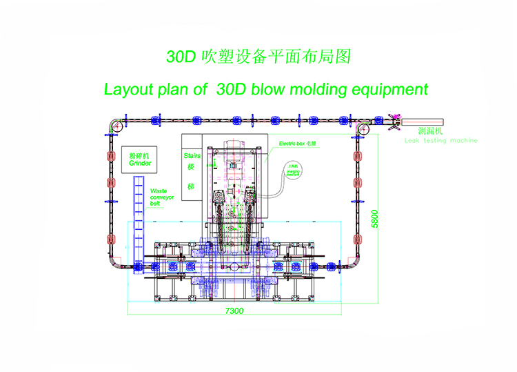 30L Multi Layer Blow Moulding Machine , Triple Layer Water Tank Blow Molding Machine