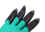 Waterproof Claw Garden Work Gloves For Flower / Family Working Green Color
