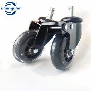 China Threaded Stem Roller Wheel Casters Industrial 25mm Wheel Width wholesale