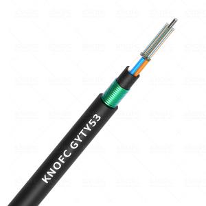 China Double Jacket Armored 24 Core GYTY53 Underground Fiber Optic Cable wholesale