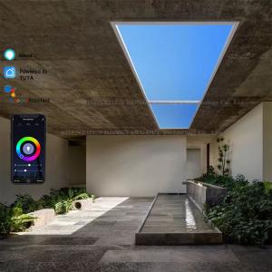 China Multiscene 12.6'' Artificial LED Skylight Recessed 600x300 Tuya wholesale